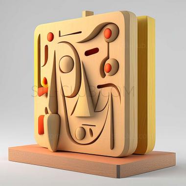 3D model Joan Miro (STL)